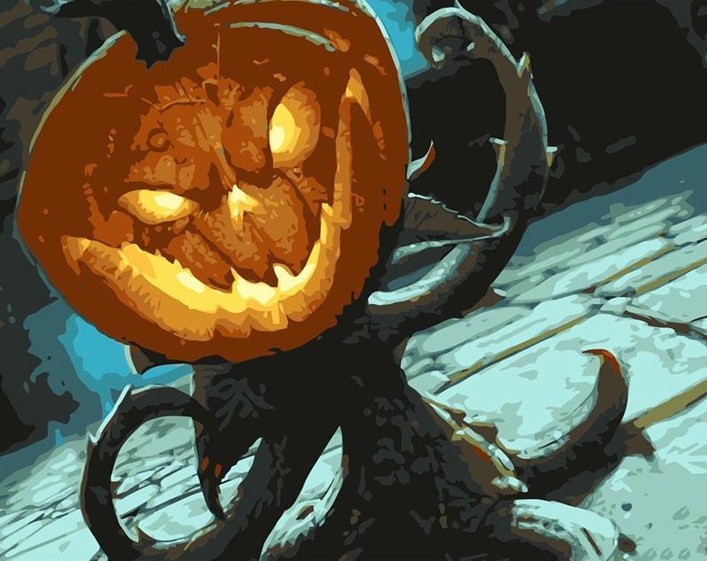 Criatura Desconocida en Halloween Pintar por Números