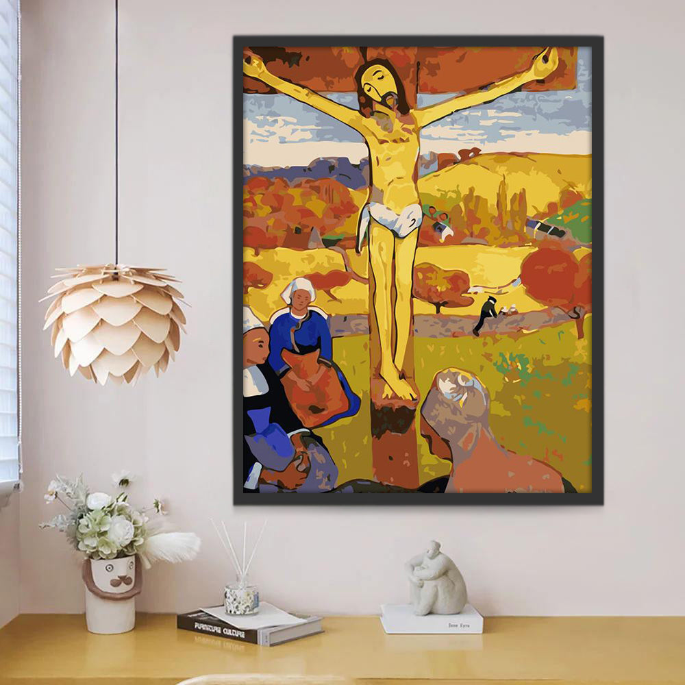 Cristo Amarillo de Paul Gauguin Pintar por Números