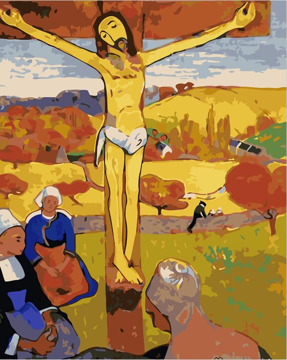 Cristo Amarillo de Paul Gauguin Pintar por Números