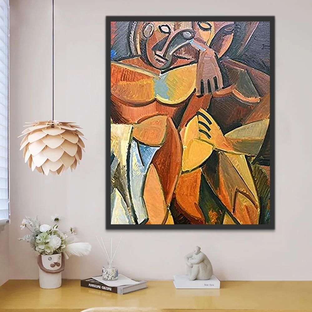 Cuadro Moderno en Estilo Abstracto Pintar por Números