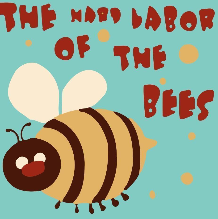 Dibujo de Abeja Linda Pintar por Números Niños