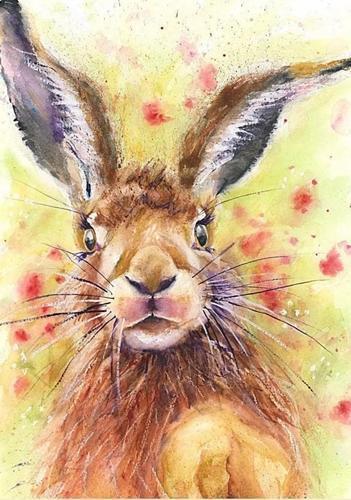 Dibujo de Conejo con Orejas Largas Pintar por Números