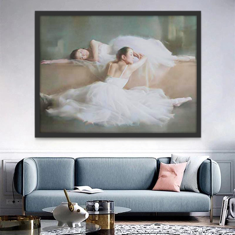 Dos Bailarinas Jóvenes Pintar por Números