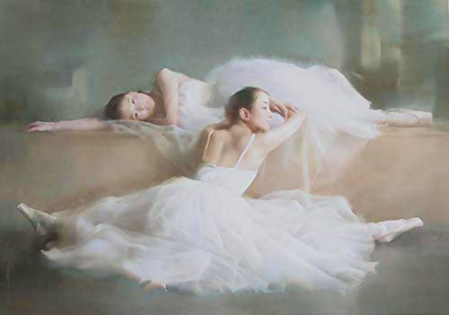 Dos Bailarinas Jóvenes Pintar por Números