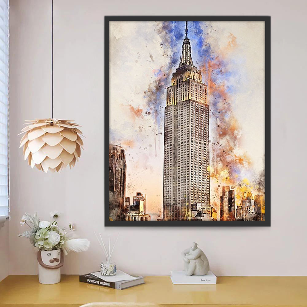 Edificio Empire State Pintar por Números