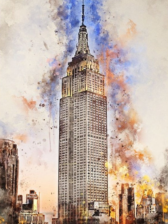 Edificio Empire State Pintar por Números