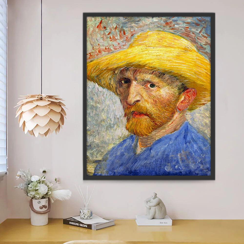 El Autorretrato de Vincent Van Gogh Pintar por Números