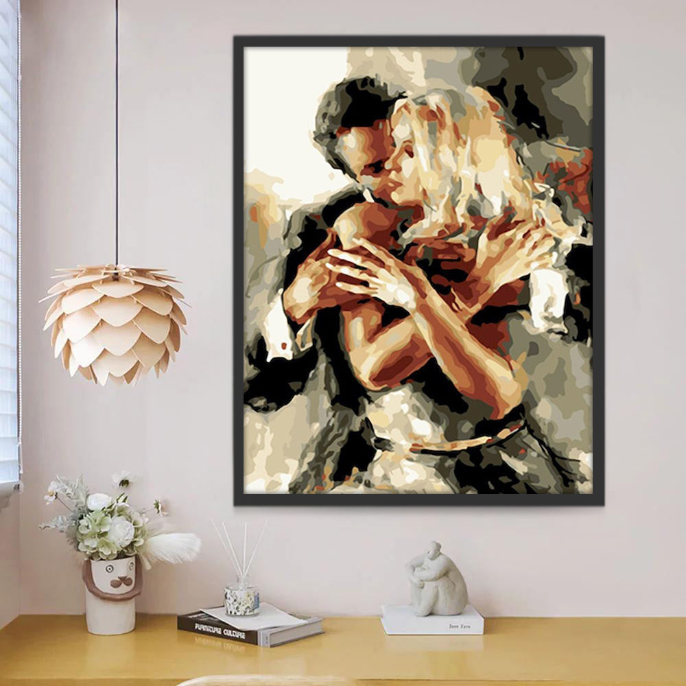 El Baile de la Pareja Pintar por Números