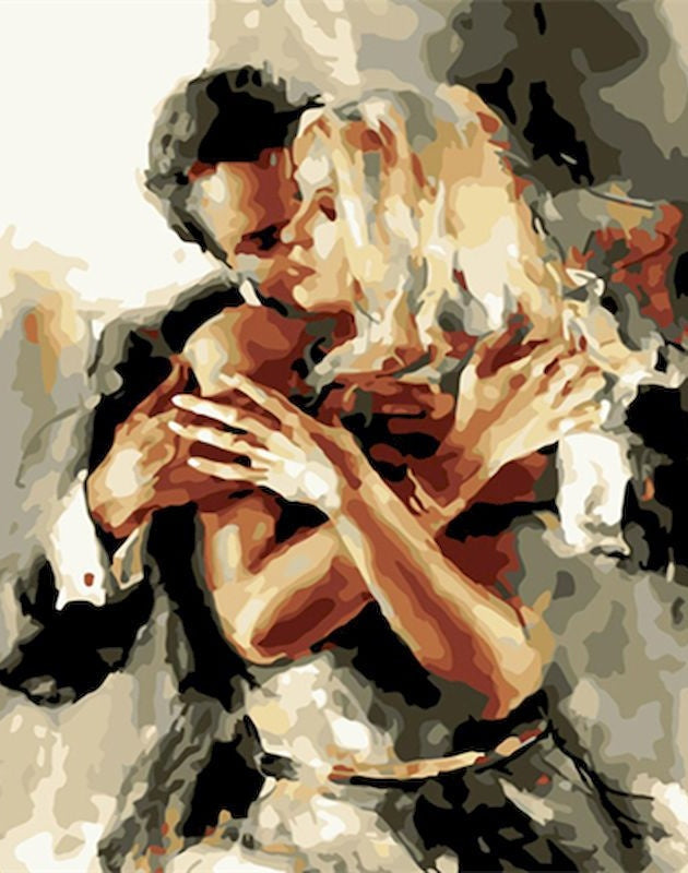 El Baile de la Pareja Pintar por Números