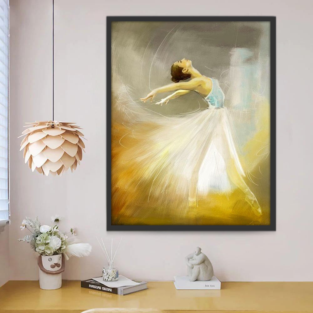 El Baile Elegante de Bailarina de Ballet Pintar por Números