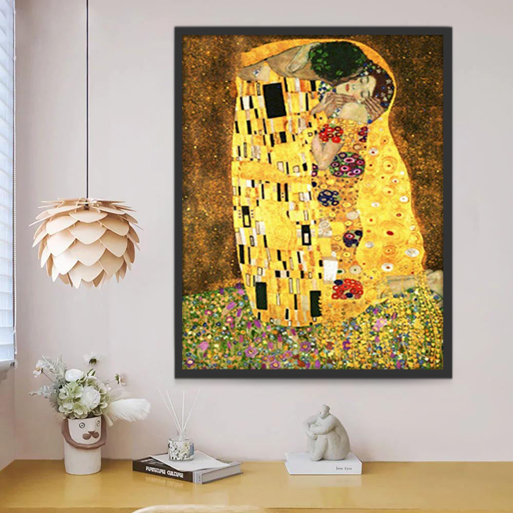 El Beso de Gustav Klimt Pintar por Números