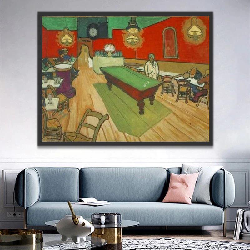 El Café de Noche de Vincent Van Gogh Pintar por Números