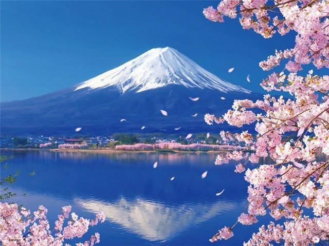 El Monte Fuji y Lago Kawaguchiko Pintar por Números