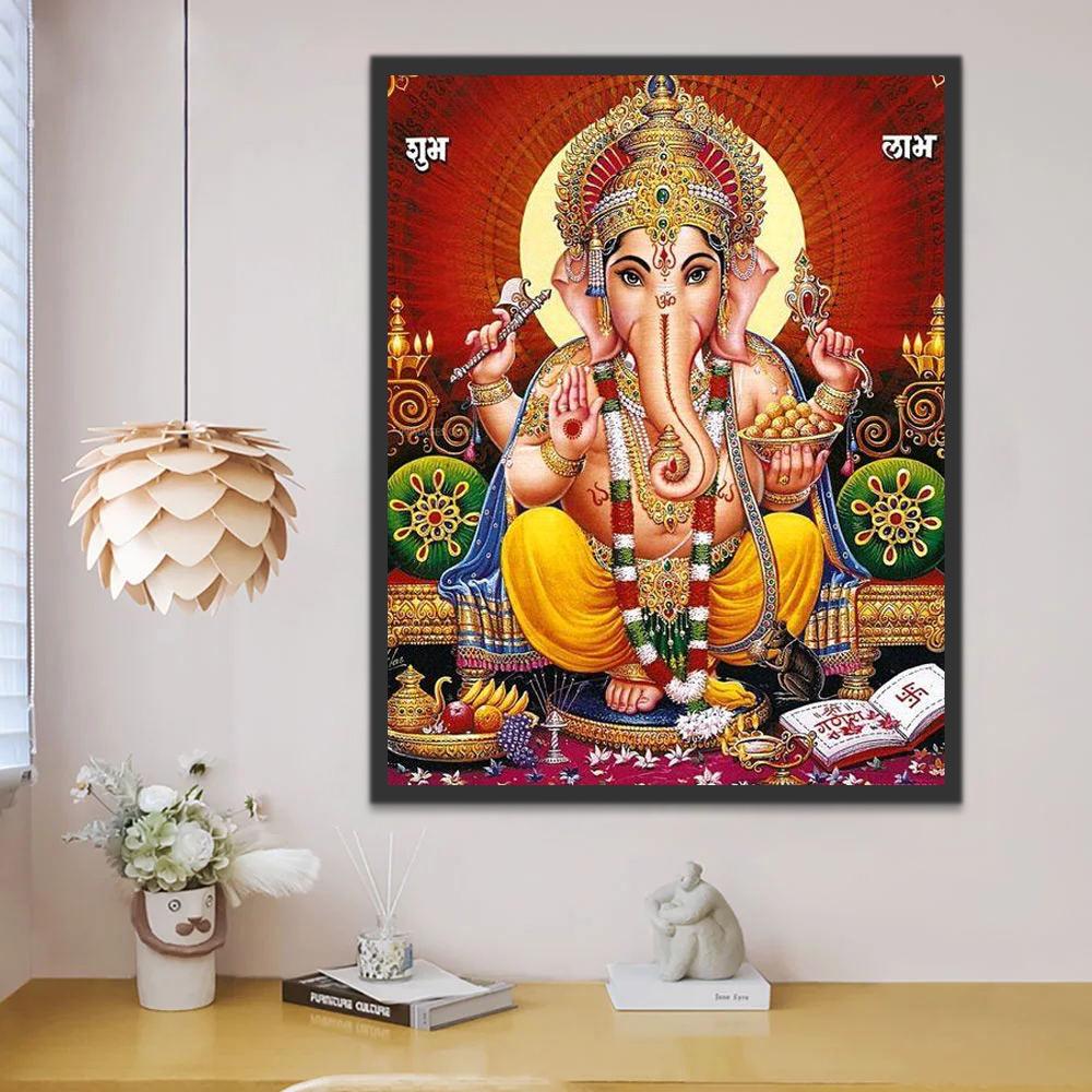 El Señor Ganesha del Hinduismo Pintar por Números