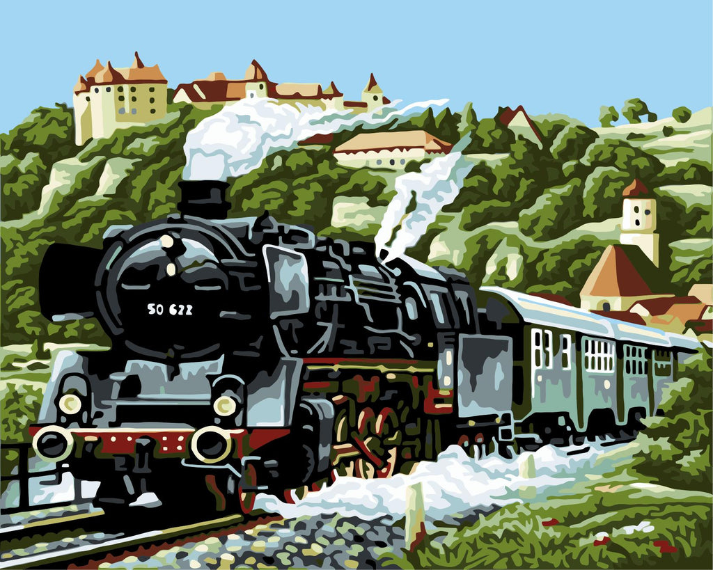 El Tren en el Valle Pintar por Números