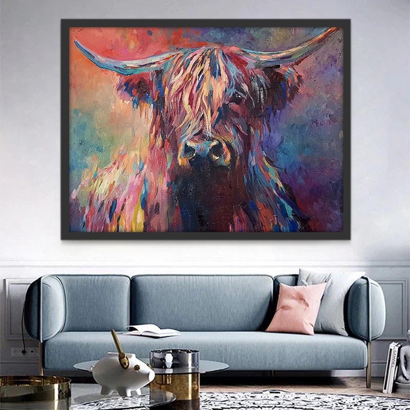 El Yak Colorido Pintar por Números