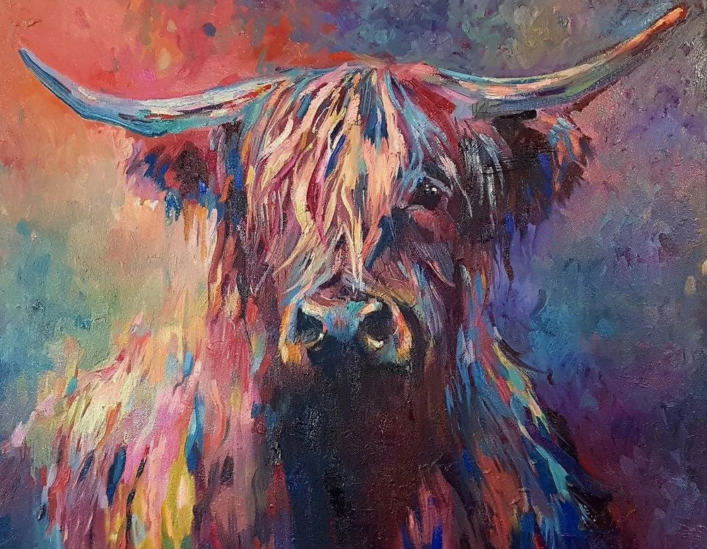El Yak Colorido Pintar por Números