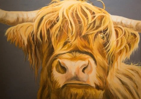 El Yak de Color Amarillo Pintar por Números