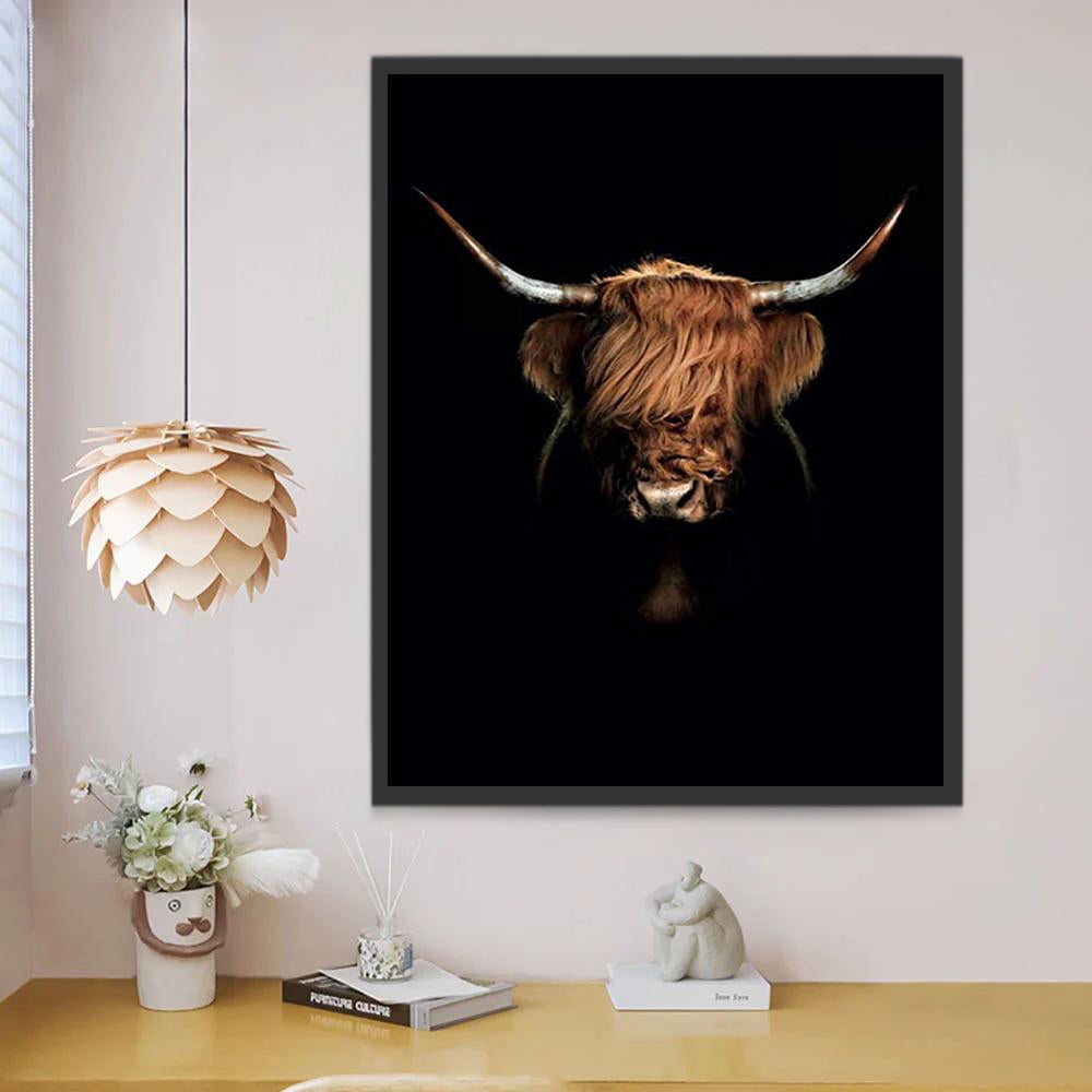 El Yak en la Oscuridad Pintar por Números