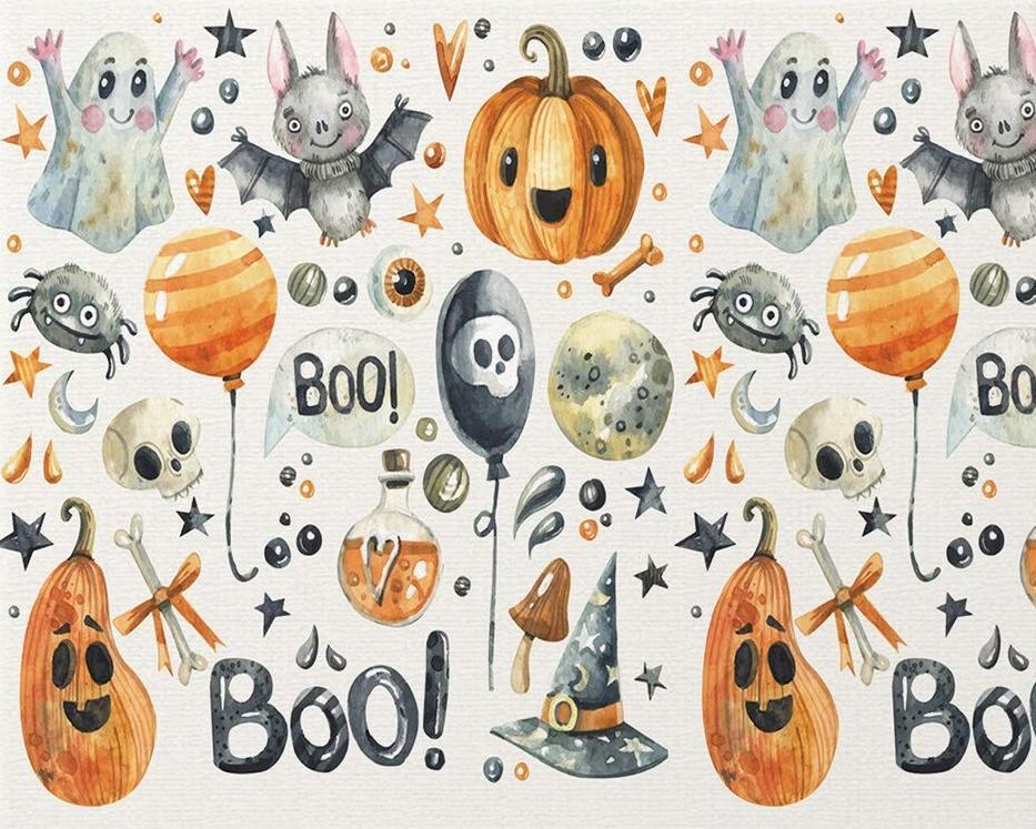 Elementos Adorables de Halloween Pintar por Números