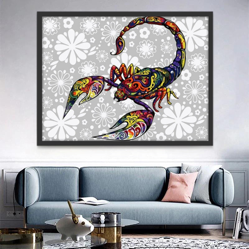 Escorpión Colorido Pintar por Números