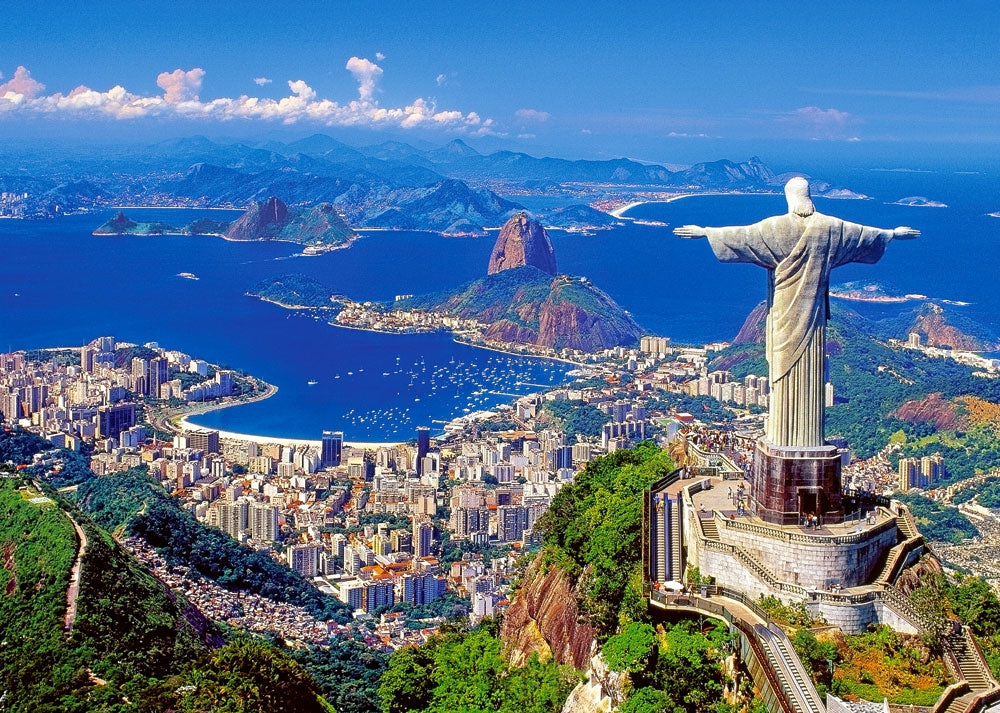 Estatua Cristo Redentor en Río de Janeiro Pintar por Números