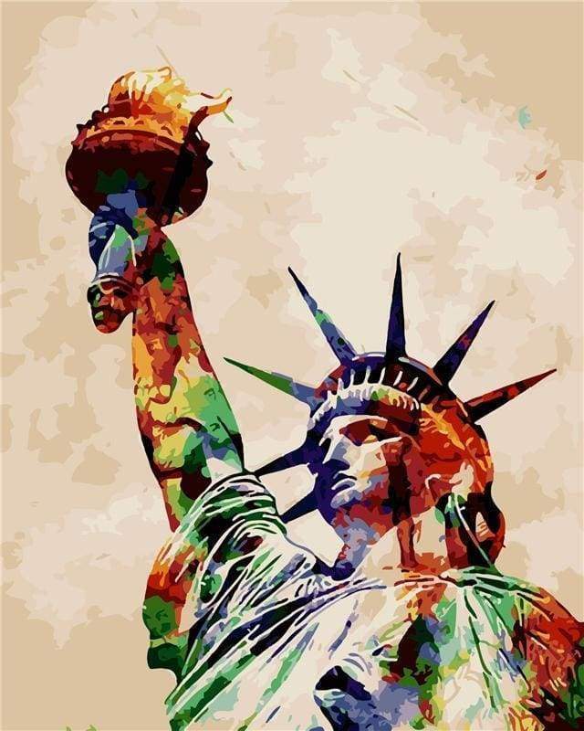 Estatua de la Libertad en Nueva York Pintar por Números
