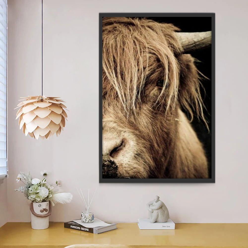 Foto del Yak de Cerca Pintar por Números
