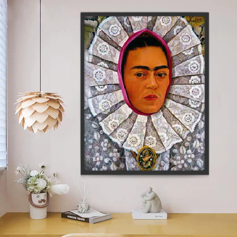 Frida Kahlo en la Pintura Pintar por Números
