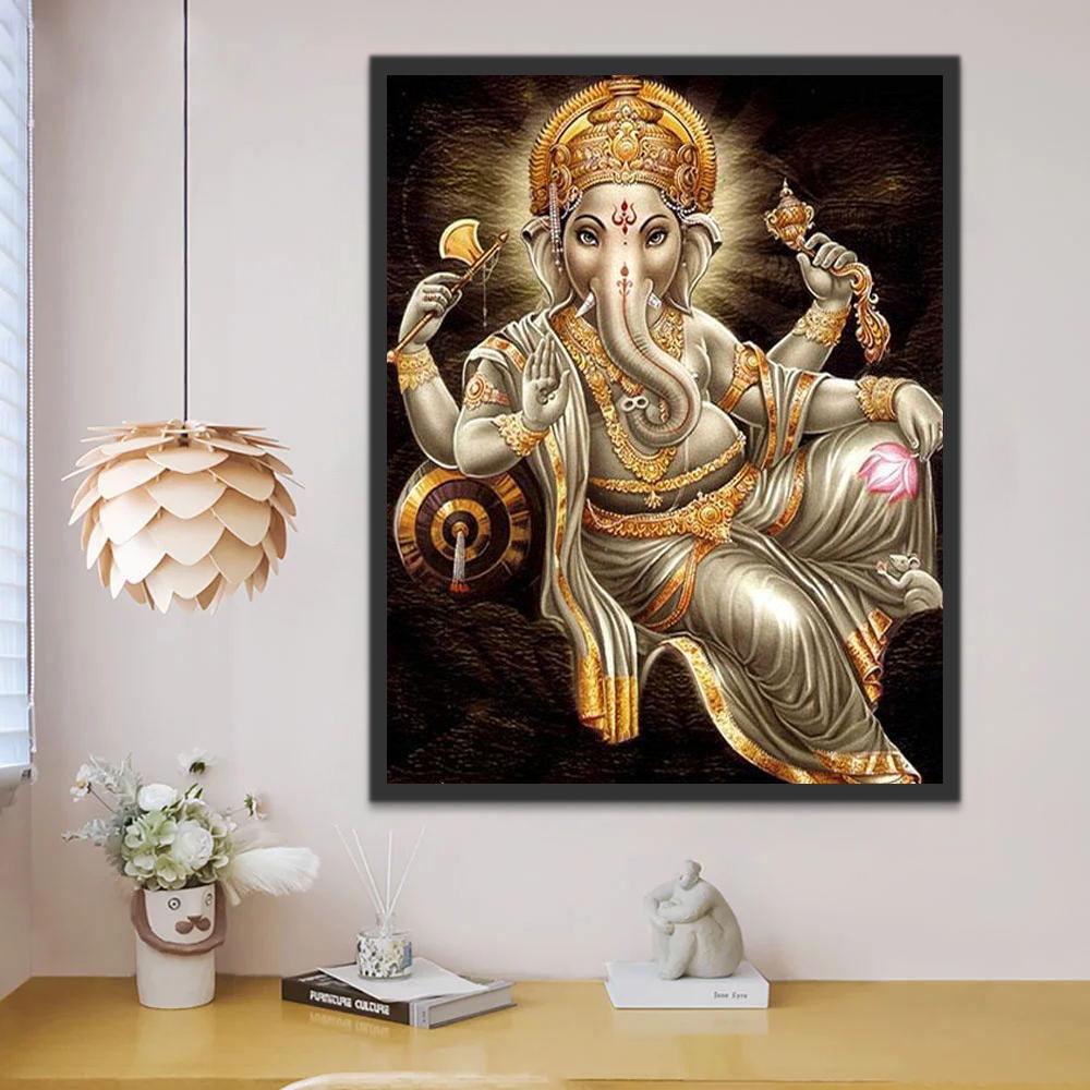 Ganesha de Cabeza del Elefante Pintar por Números