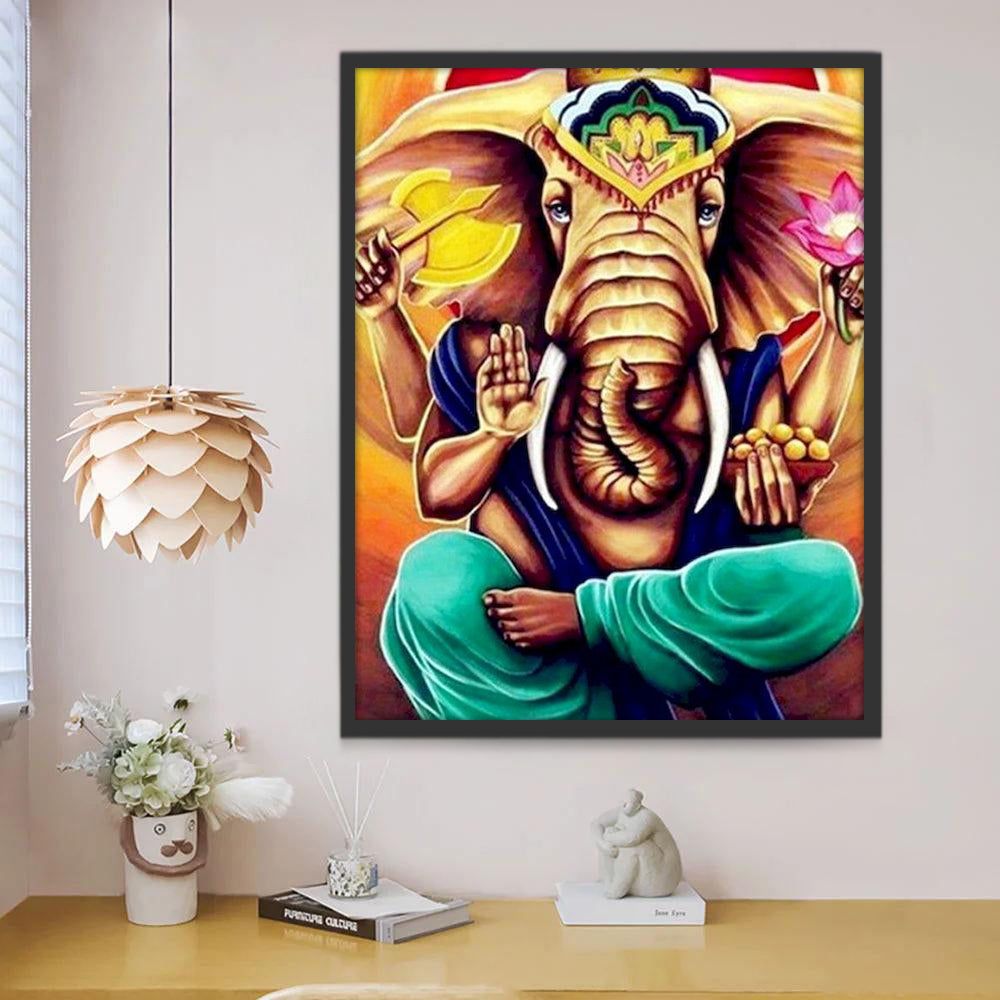Ganesha en el Hinduismo Pintar por Números
