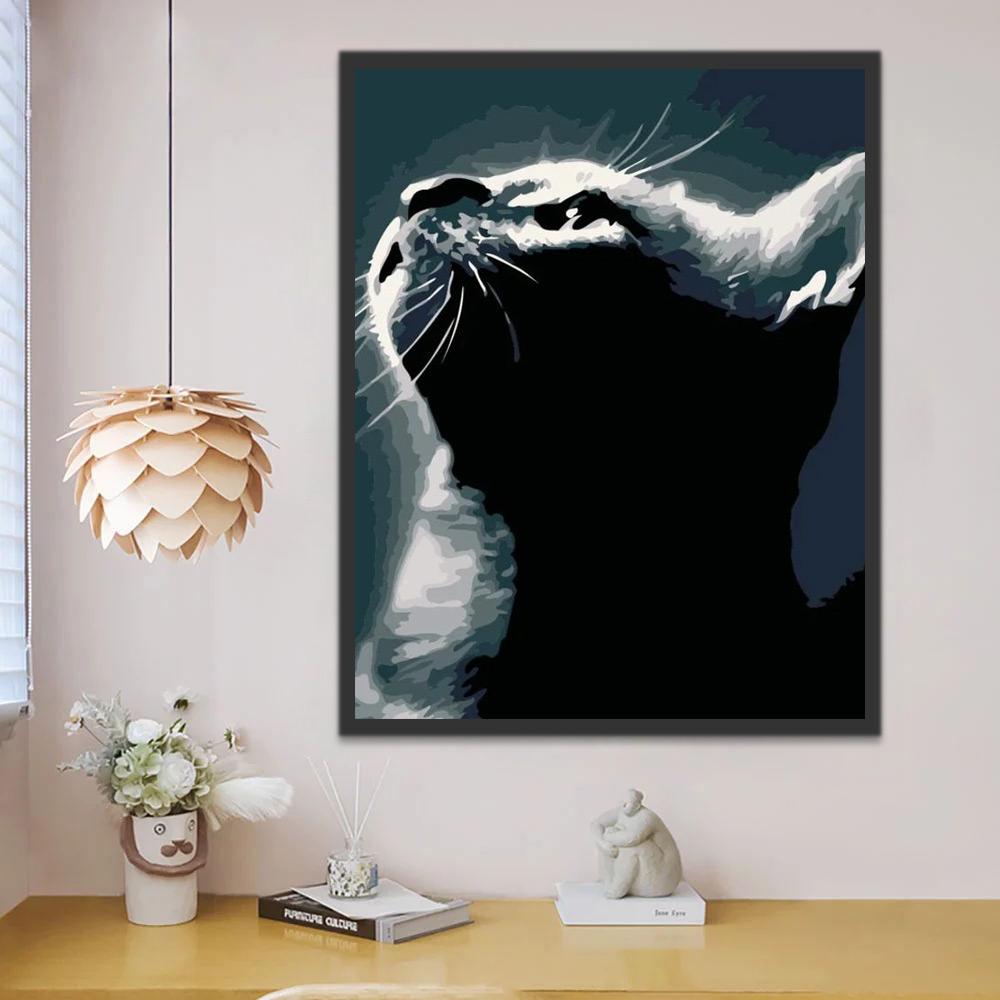 Gato en la Luz Pintar por Números