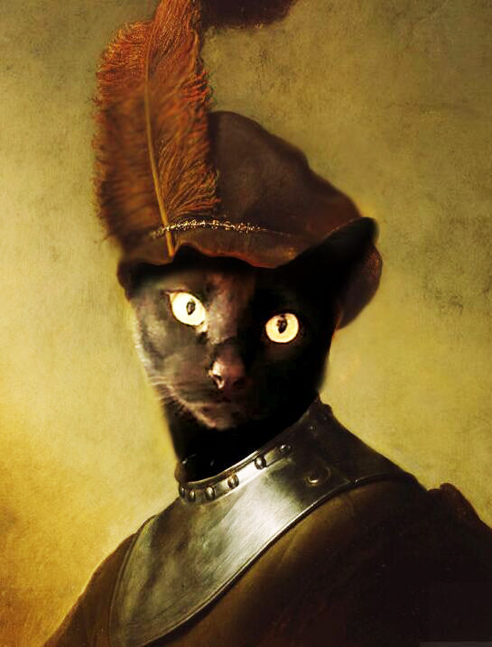 Gato en la Pintura Famosa al Óleo Pintar por Números