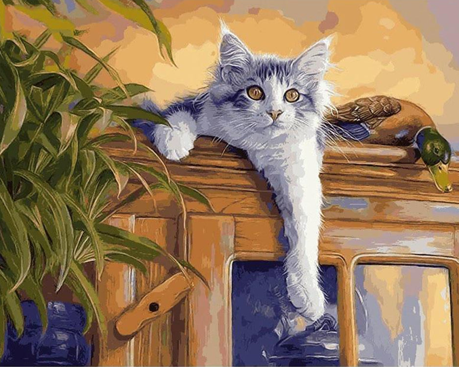 Gato y Pato Pintar por Números