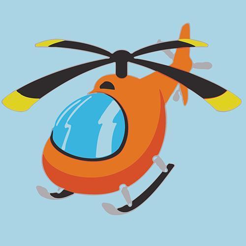 Helicóptero Pintar por Números Niños