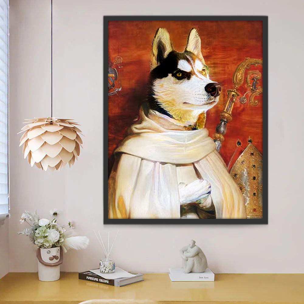 Husky Rey Pintar por Números
