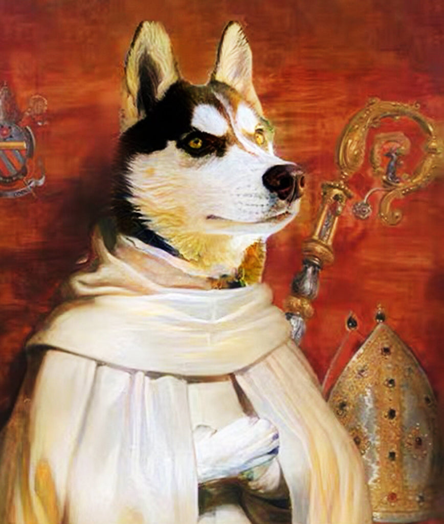 Husky Rey Pintar por Números