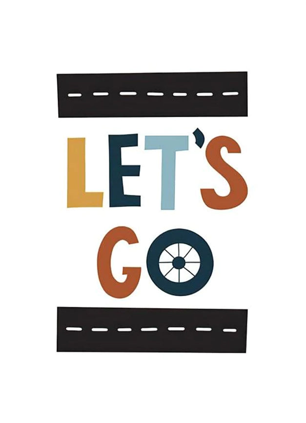 Ilustración de Letras de Let's Go Pintar por Números Niños