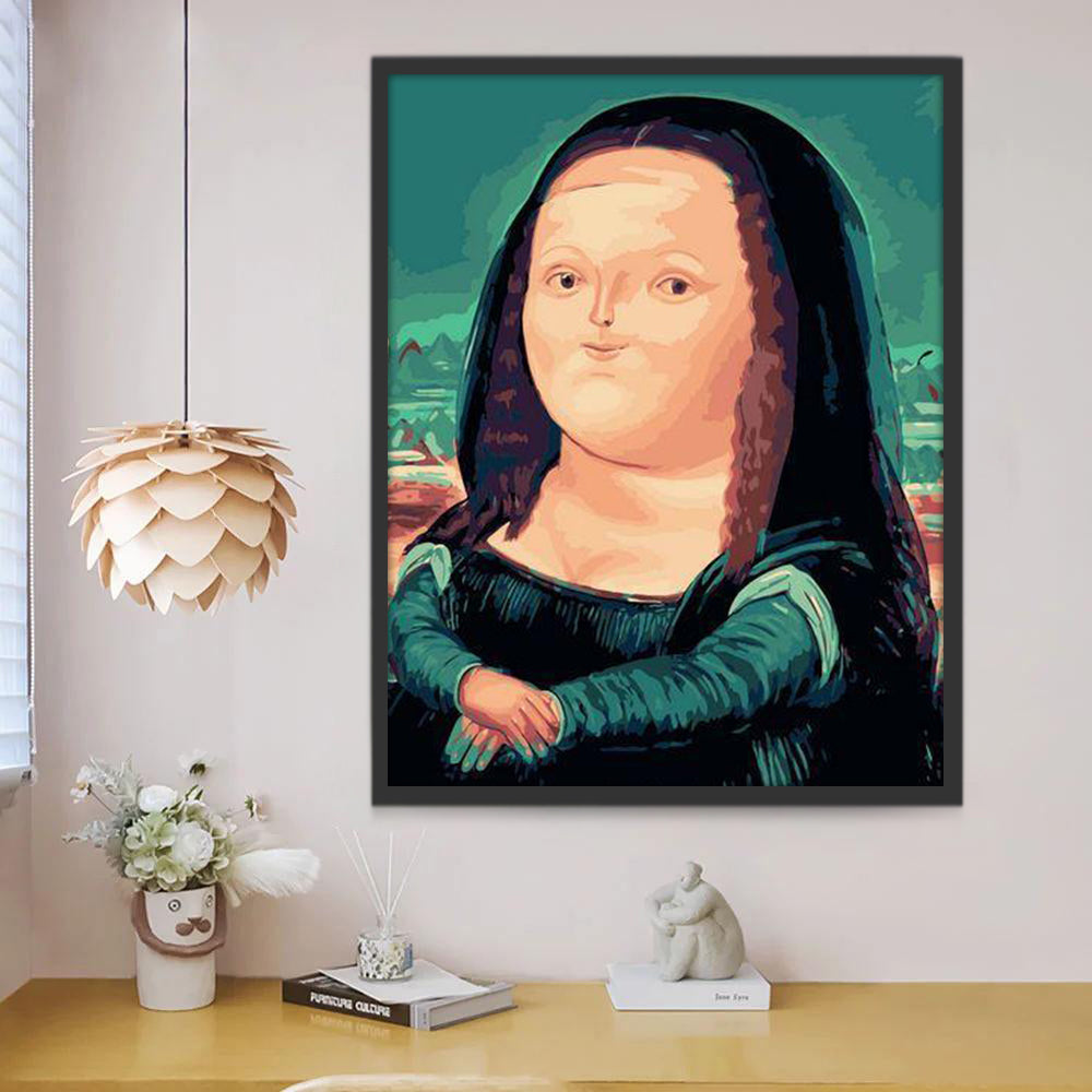 Ilustración de Mona Lisa Pintar por Números