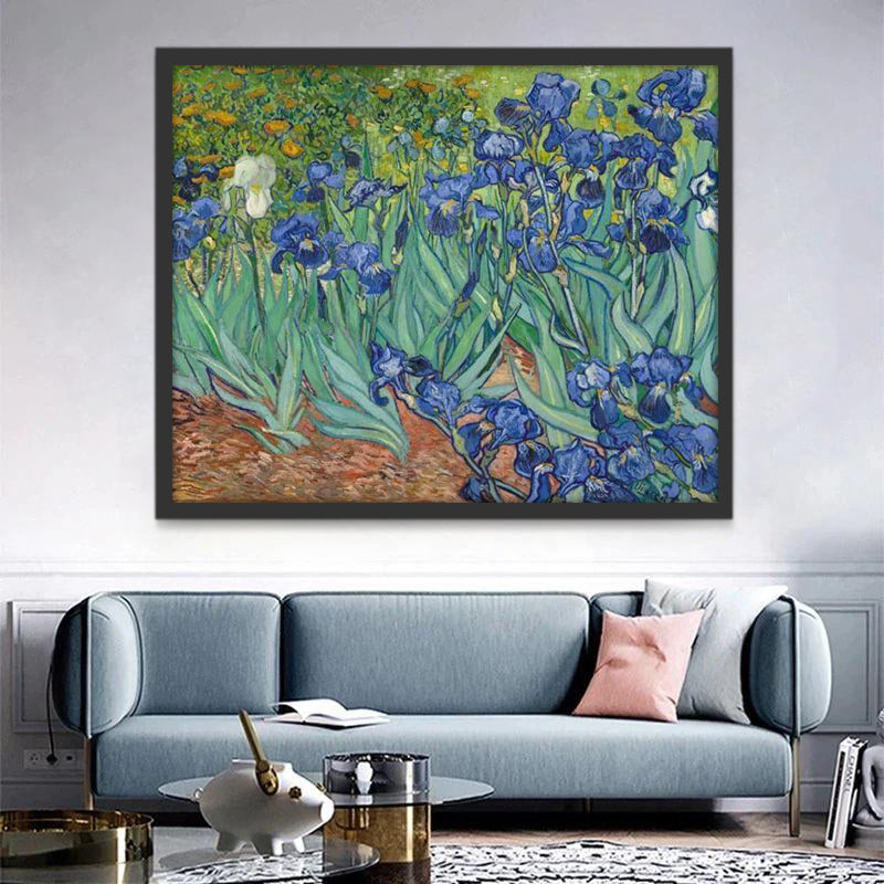 Irises de Vincent Van Gogh Pintar por Números