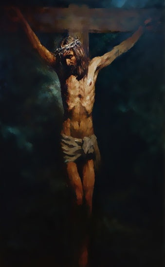 Jesús Cristo en la Cruz Pintar por Números