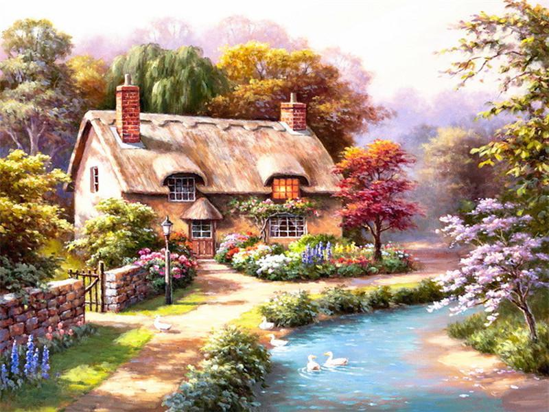 La Casa en el Bosque Pintar por Números