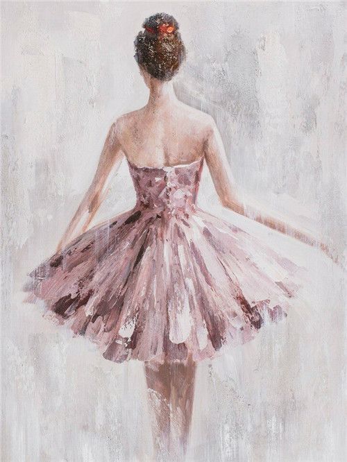 La Espalda Hermosa de una Bailarina Pintar por Números