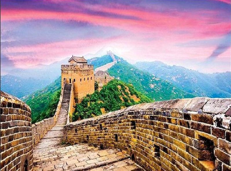 La Gran Muralla China Pintar por Números