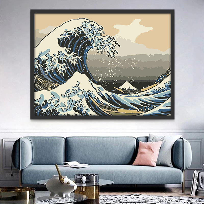 La Gran Ola de Kanagawa Pintar por Números