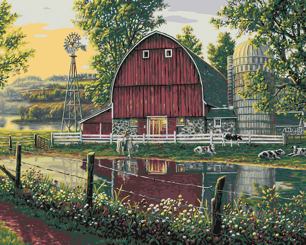 La Granja en el Bosque Pintar por Números