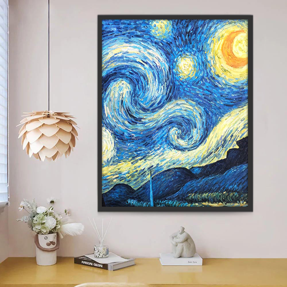 La Noche Estrellada de Vincent Van Gogh Pintar por Números