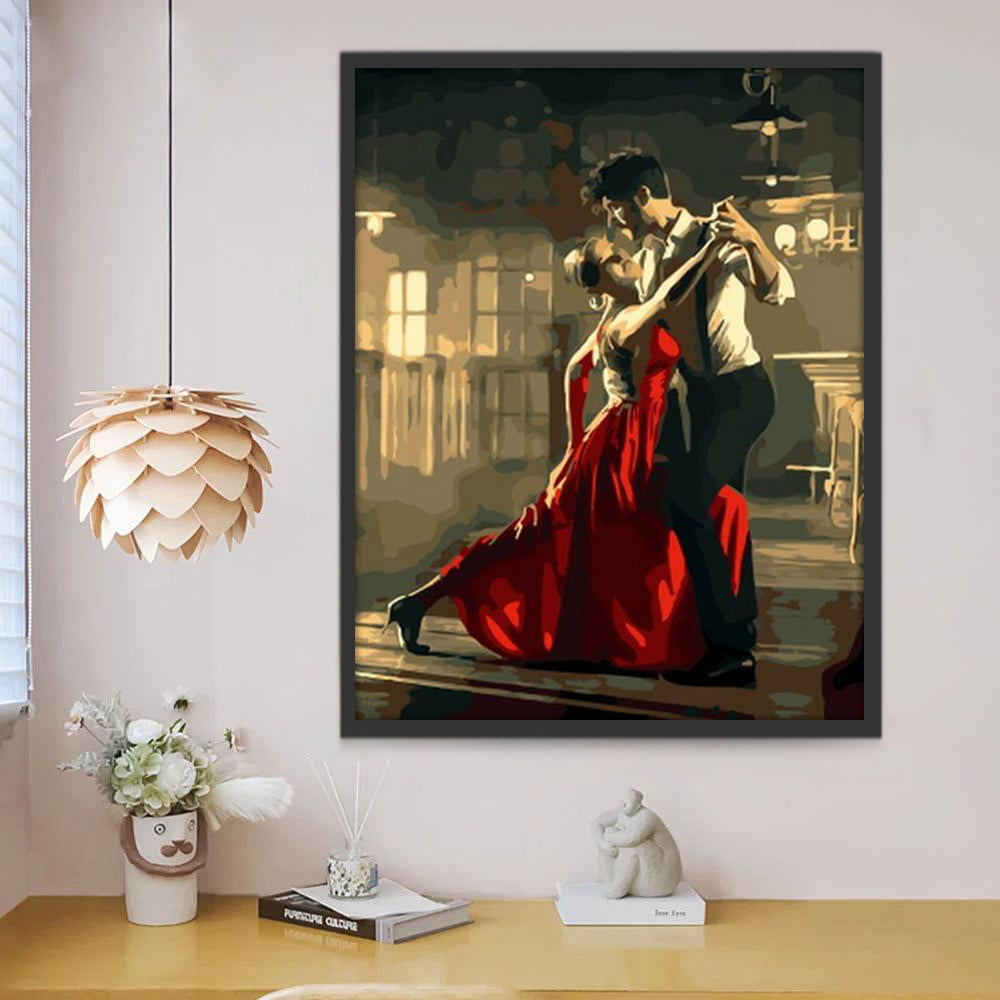 La Pareja de Baile Pintar por Números