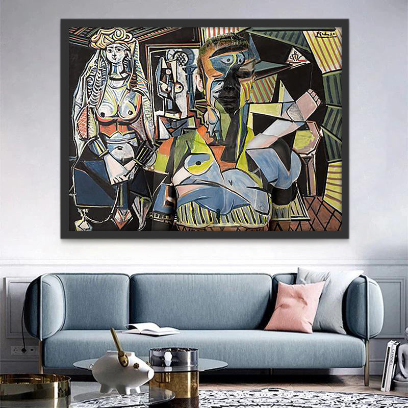 Las Mujeres de Argel de Pablo Picasso Pintar por Números