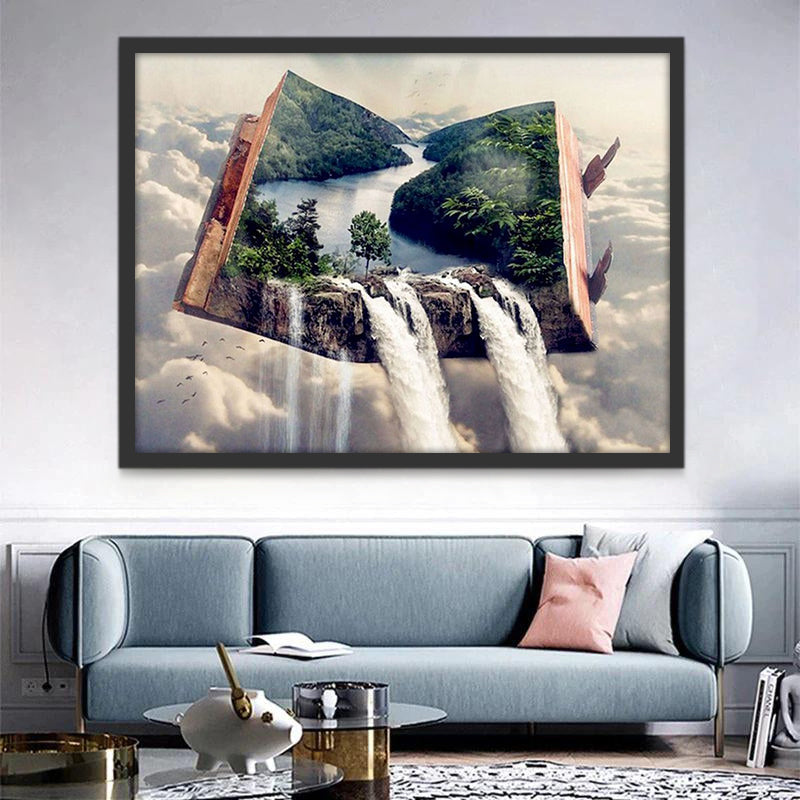Libro de Naturaleza sobre las Nubes Pintar por Números